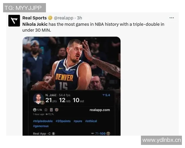 约基奇开季三场三双追平历史威少大O之后第三人再创佳绩